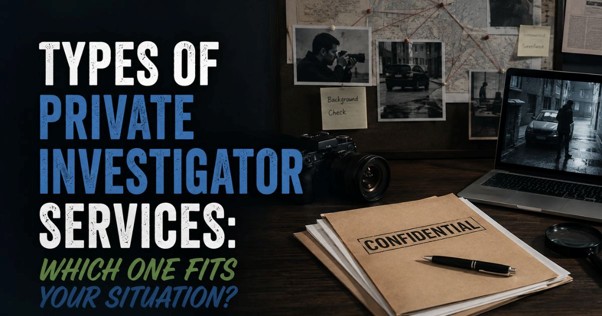 Types of Private Investigator Services: Which One Fits Your Situation?